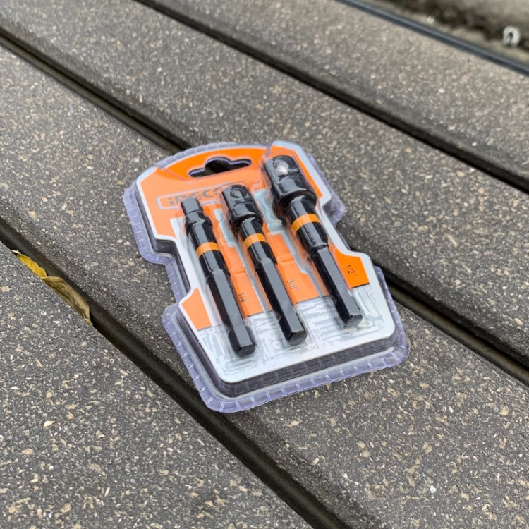 Adapter Socket Set اینکو 3 Pieceی Model Amn365A01 - Front View