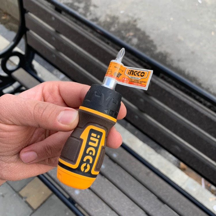 Screwdriver Ratchet اینکو Model Akisds1728 - Back View