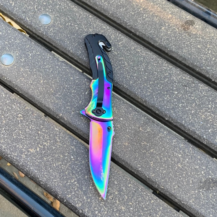 Knife Folding Manual Brand بوکر Model F90 - Side View
