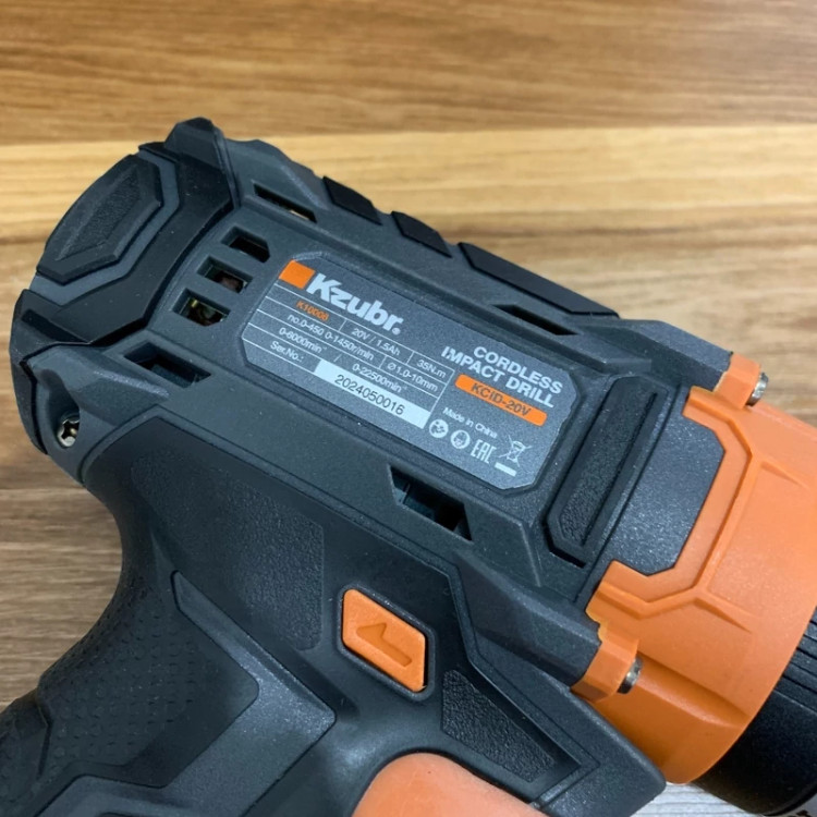 Screwdriver و Drill Cordless 20 ولت زوبر Model K10006 - Top View