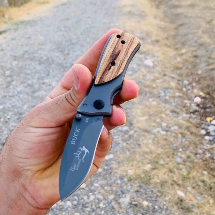 Knife Folding Brand باک Model X35 - Back View