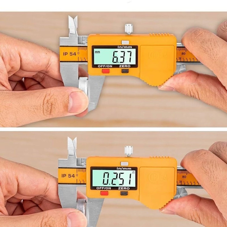 Caliper دیجیتال 150 میلی Tape Measure Brand Ingco Model Hdc011200 - Bottom View