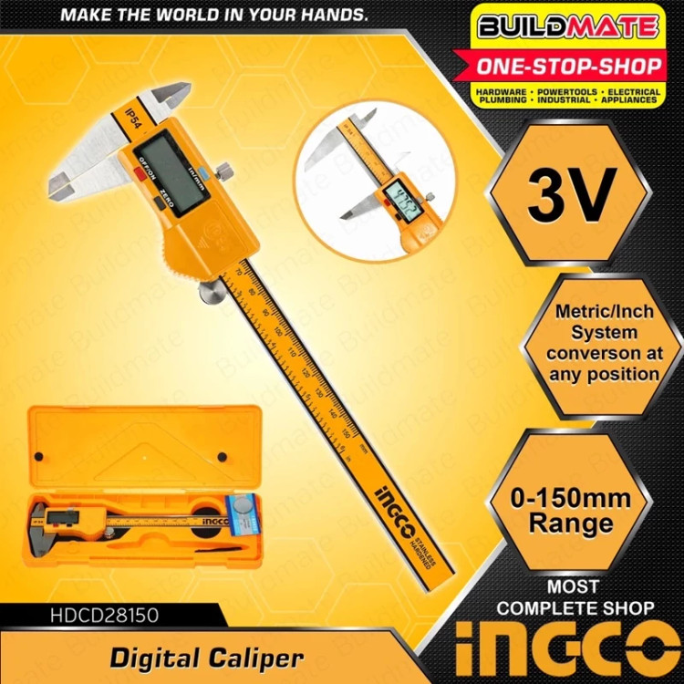 Caliper دیجیتال 150 میلی Tape Measure Brand Ingco Model Hdc011200 - Handle Detail