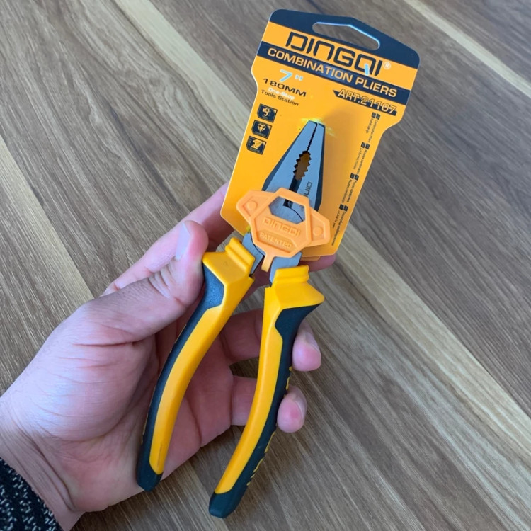 Pliers 7 اینچ Brand دینگی Model Art 21107 - Handle Detail