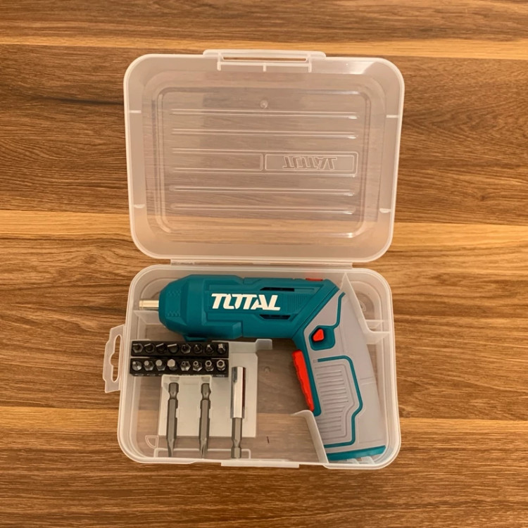 Screwdriver Cordless Breaker Bar Brand توتال Model Tsdli0442 - Top View