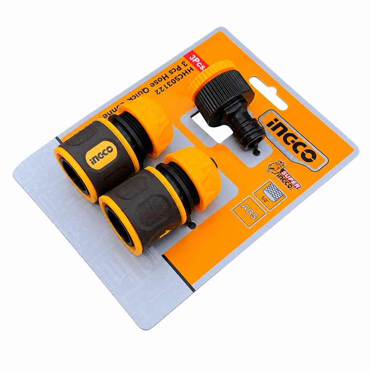 Coupling شلنگ آب اینکو Model Hhcs-03122 Set 3 Pieceی - Front View