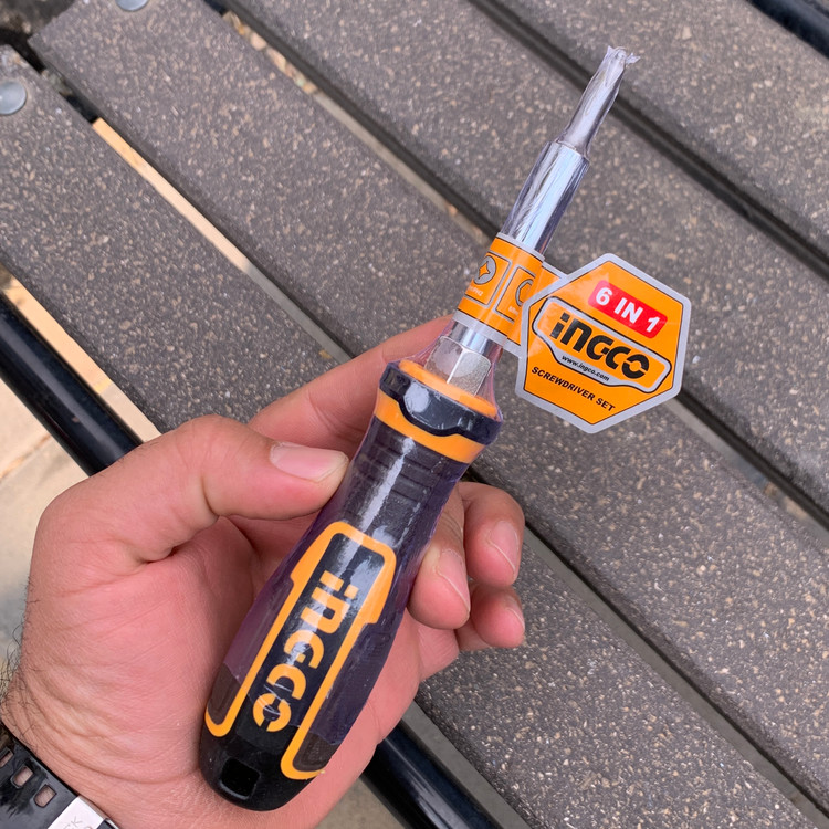پیچ گوشتی 6 کاره اینکو مدل AKISD0608